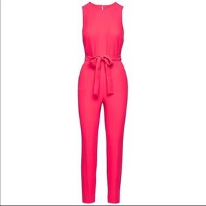 Banana republic. Neon pink pocket jumpsuit 6 new with tags